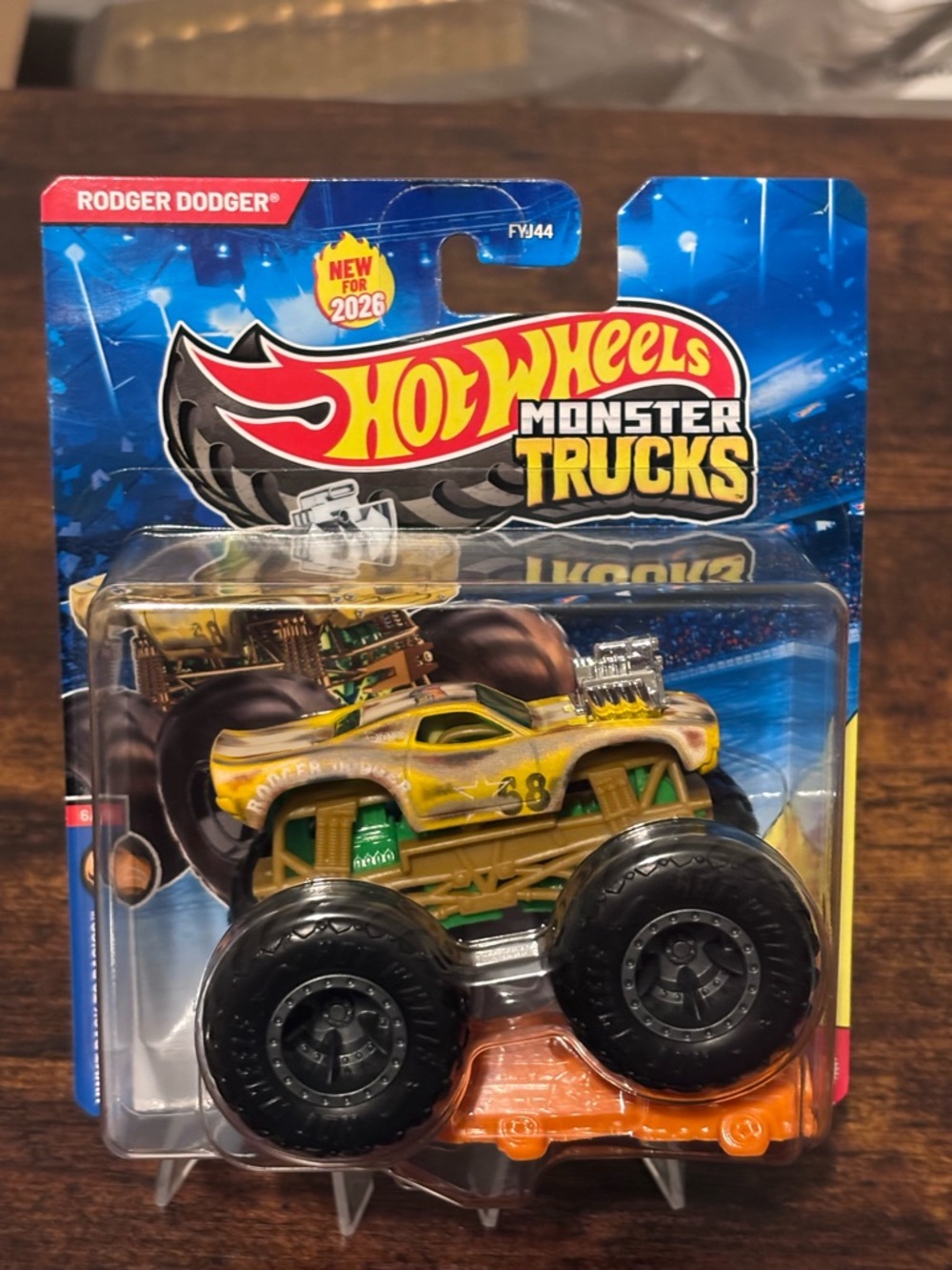 2026 Hot Wheels Monster Trucks Rodger Dodger 1/64 Truck New in Package